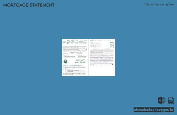 Sudanesische Landwirtschaftsbank – Hypothekendarlehensabrechnung der sudanesischen Bank in Word- und PDF-Format, 4 Seiten, Beispielvorschau (3-4 Seiten)